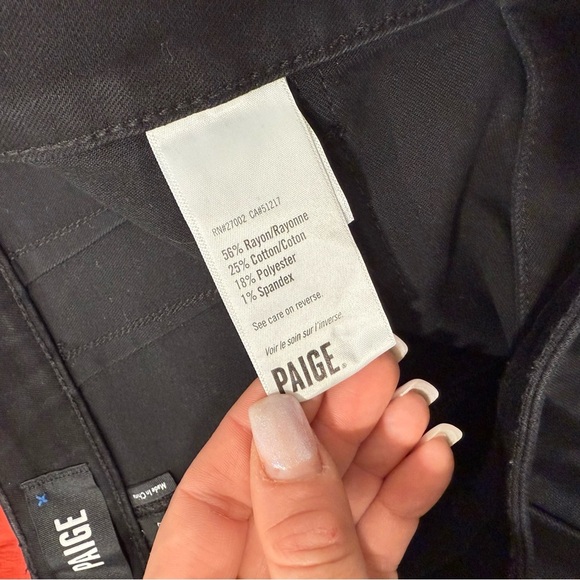 Paige Meadow Coated Utility Button Front Midi Skirt in Black Fog 27 - Picture 5 of 7